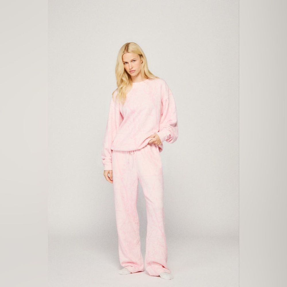 DAIRY BOY STRAIGHT LEG SWEATPANT BUBBLE GUM CAMO